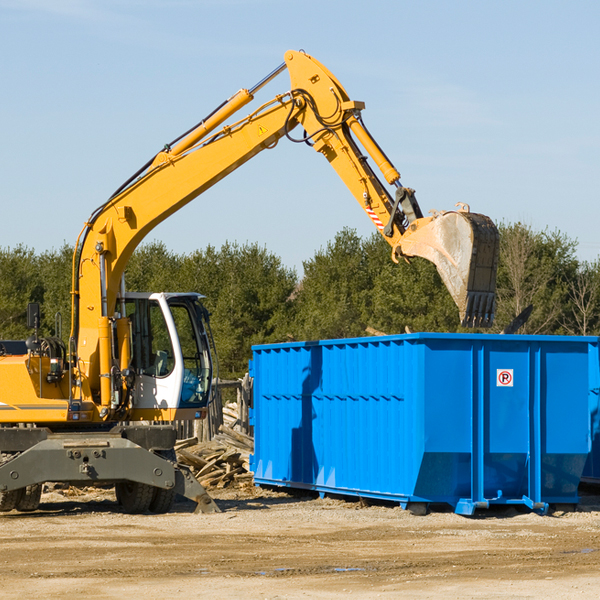 what size residential dumpster rentals are available in Forrest County Mississippi